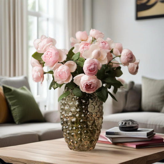 Pivoine rose (12 pièces)